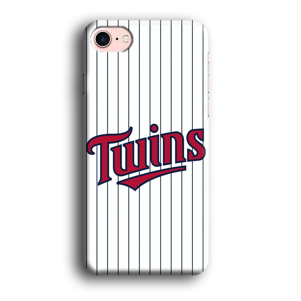 Baseball Minnesota Twins MLB 002 iPhone 8 Case-Plastic / Full Wrap (3D Case)-Xtracase