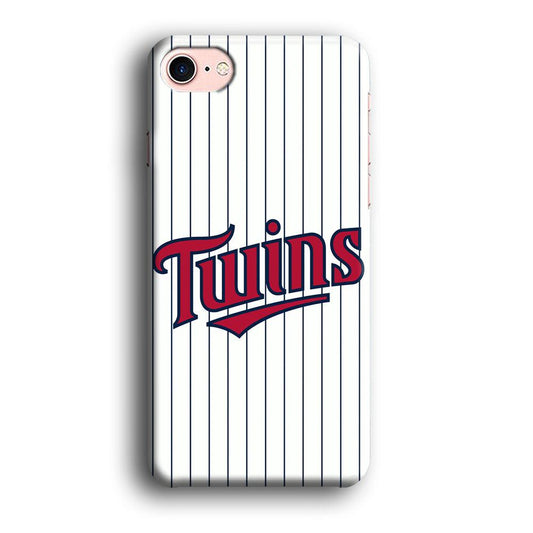 Baseball Minnesota Twins MLB 002 iPhone 8 Case-Plastic / Full Wrap (3D Case)-Xtracase