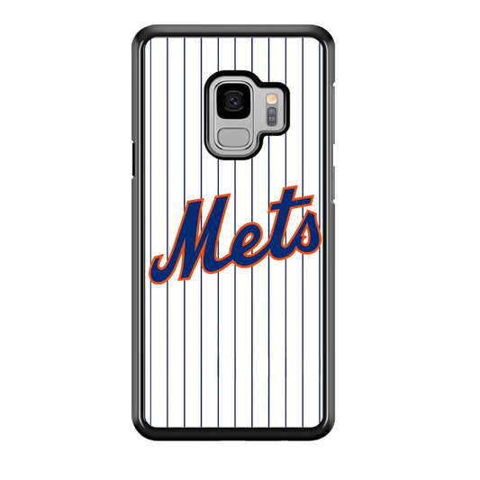 Baseball New York Mets MLB 001 Samsung Galaxy S9 Case-Plastic / Full Wrap (3D Case)-Xtracase