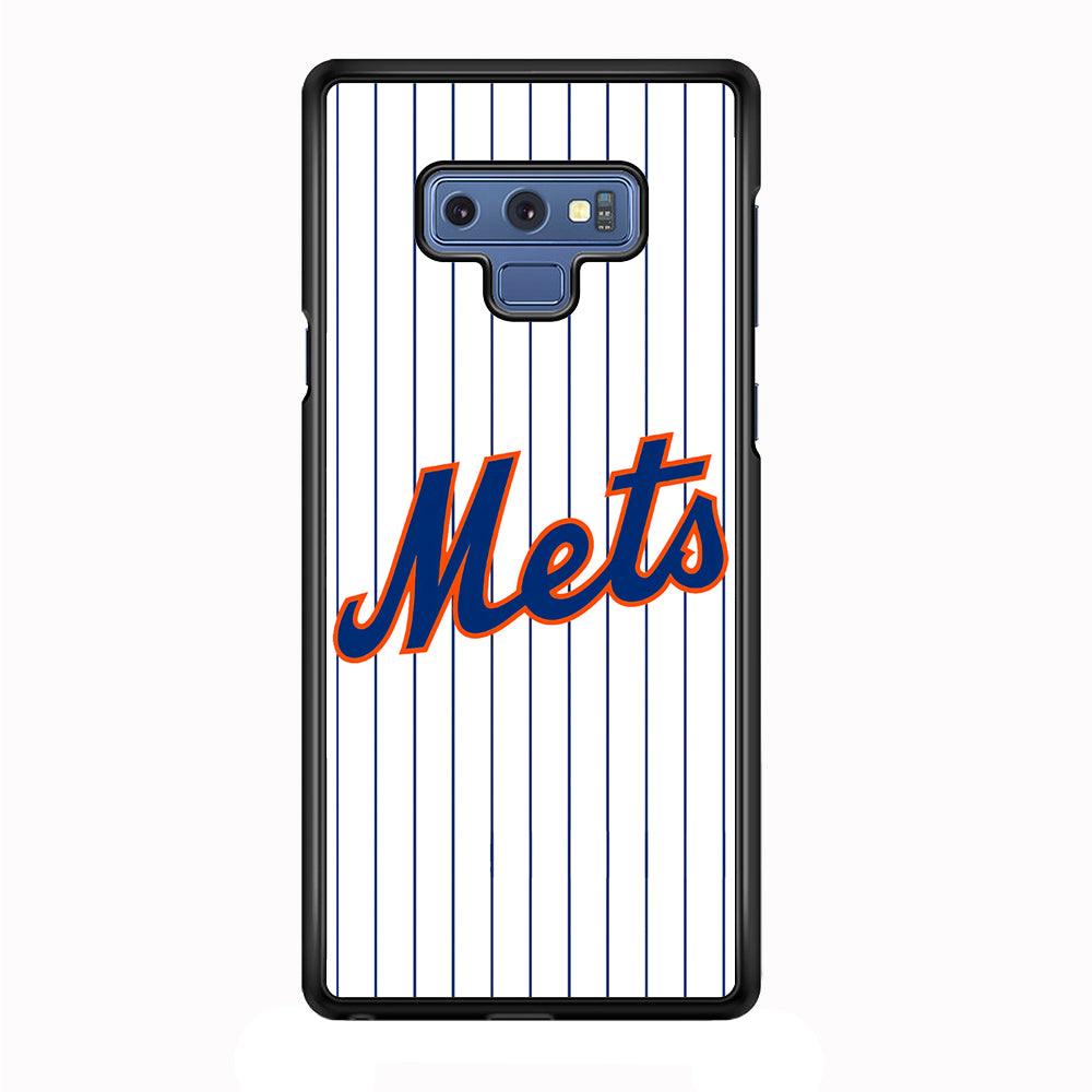 Baseball New York Mets MLB 001 Samsung Galaxy Note 9 Case-Plastic / Full Wrap (3D Case)-Xtracase