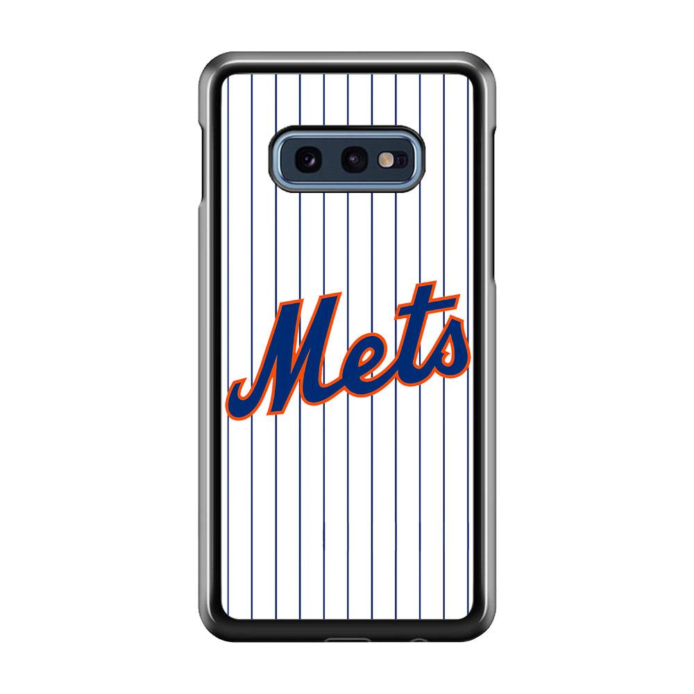 Baseball New York Mets MLB 001 Samsung Galaxy S10E Case-Plastic / Full Wrap (3D Case)-Xtracase