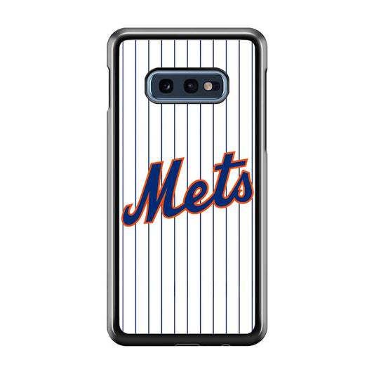 Baseball New York Mets MLB 001 Samsung Galaxy S10E Case-Plastic / Full Wrap (3D Case)-Xtracase