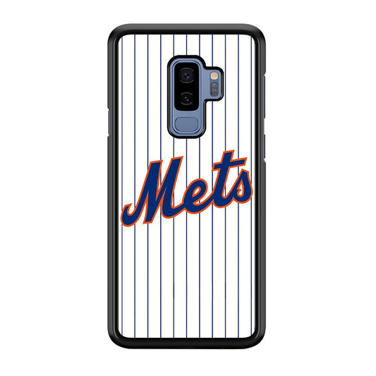 Baseball New York Mets MLB 001 Samsung Galaxy S9 Plus Case-Plastic / Full Wrap (3D Case)-Xtracase