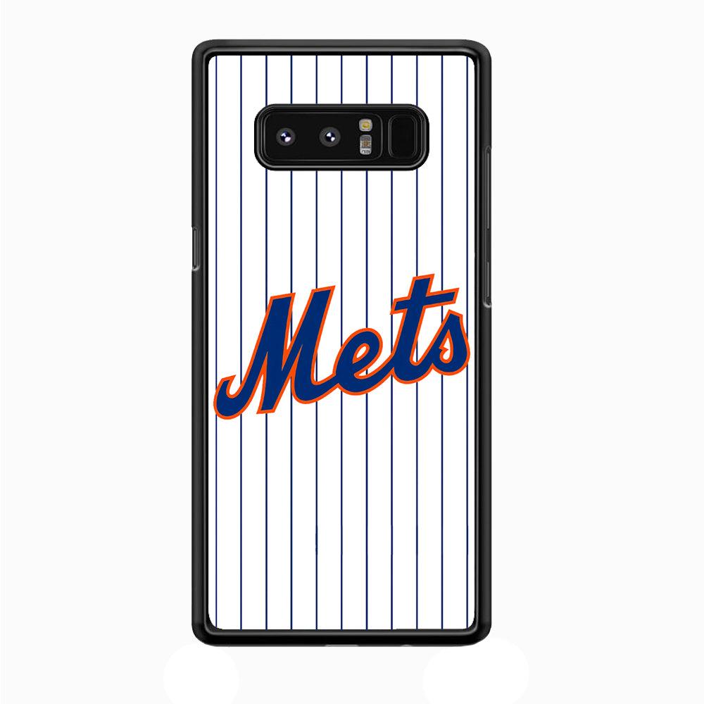 Baseball New York Mets MLB 001 Samsung Galaxy Note 8 Case-Plastic / Full Wrap (3D Case)-Xtracase