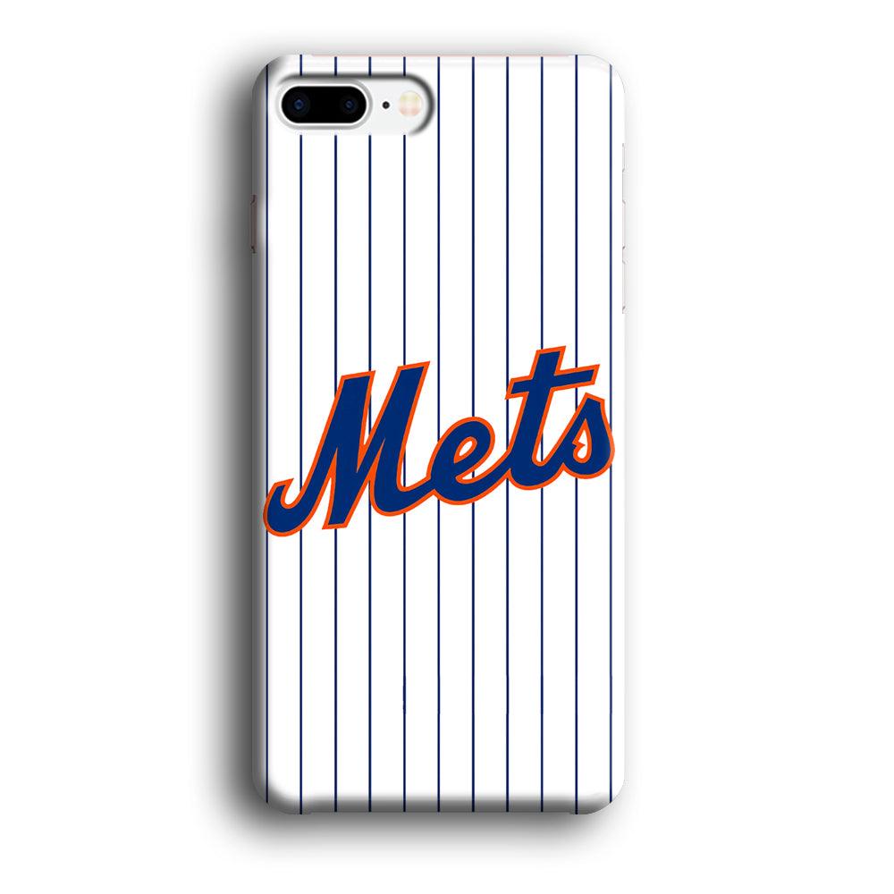 Baseball New York Mets MLB 001 iPhone 7 Plus Case-Plastic / Full Wrap (3D Case)-Xtracase