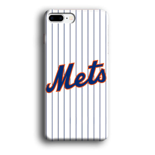 Baseball New York Mets MLB 001 iPhone 7 Plus Case-Plastic / Full Wrap (3D Case)-Xtracase