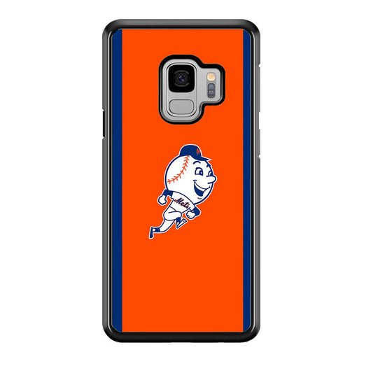 Baseball New York Mets MLB 002 Samsung Galaxy S9 Case-Plastic / Full Wrap (3D Case)-Xtracase