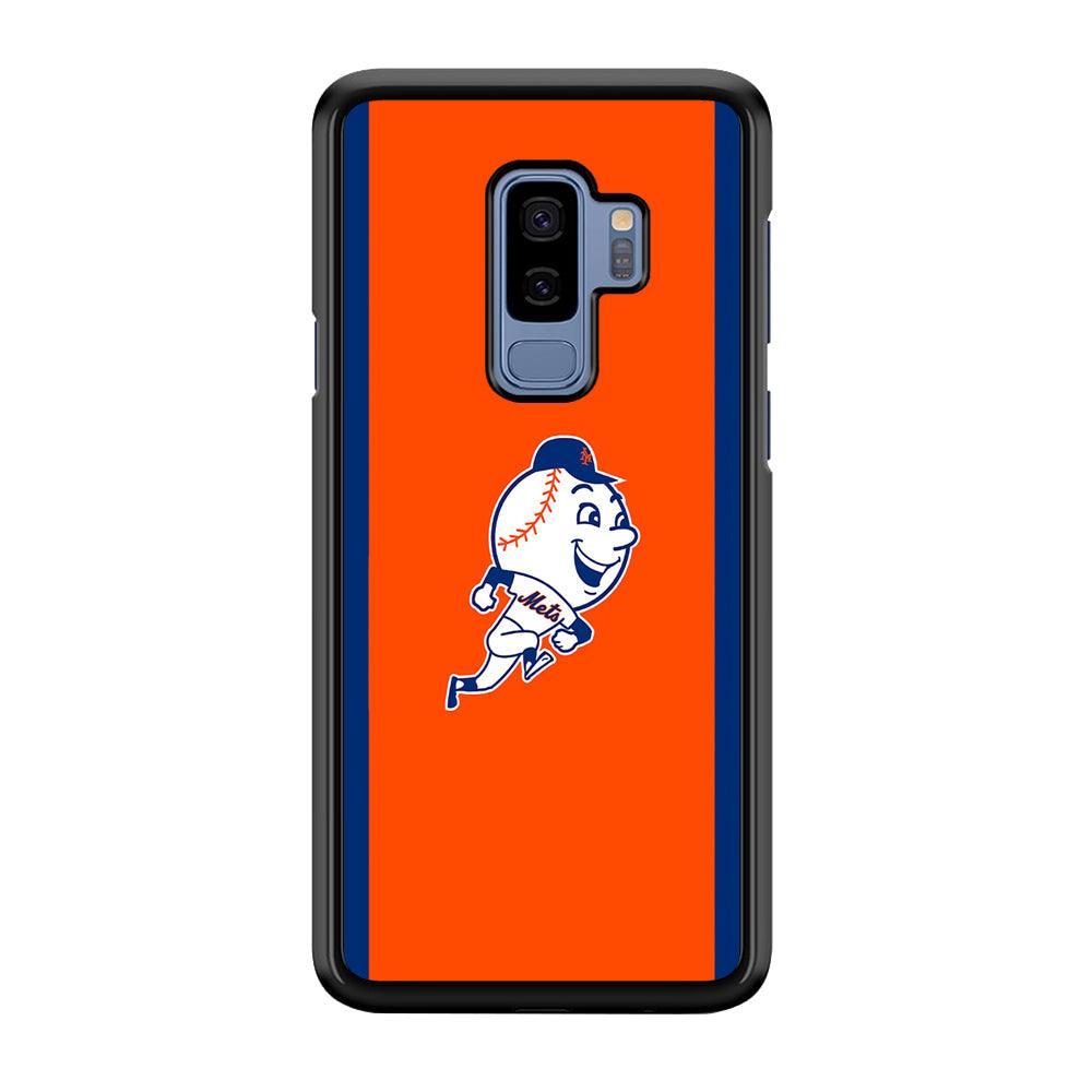 Baseball New York Mets MLB 002 Samsung Galaxy S9 Plus Case-Plastic / Full Wrap (3D Case)-Xtracase