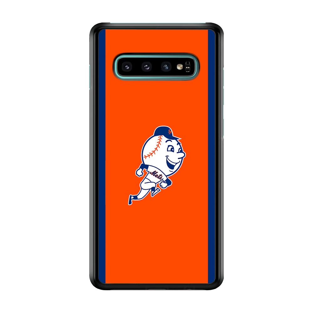 Baseball New York Mets MLB 002 Samsung Galaxy S10 Plus Case-Plastic / Full Wrap (3D Case)-Xtracase