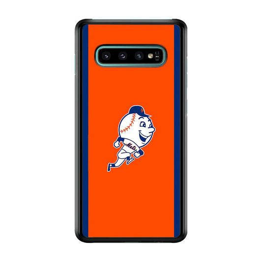 Baseball New York Mets MLB 002 Samsung Galaxy S10 Case-Plastic / Full Wrap (3D Case)-Xtracase