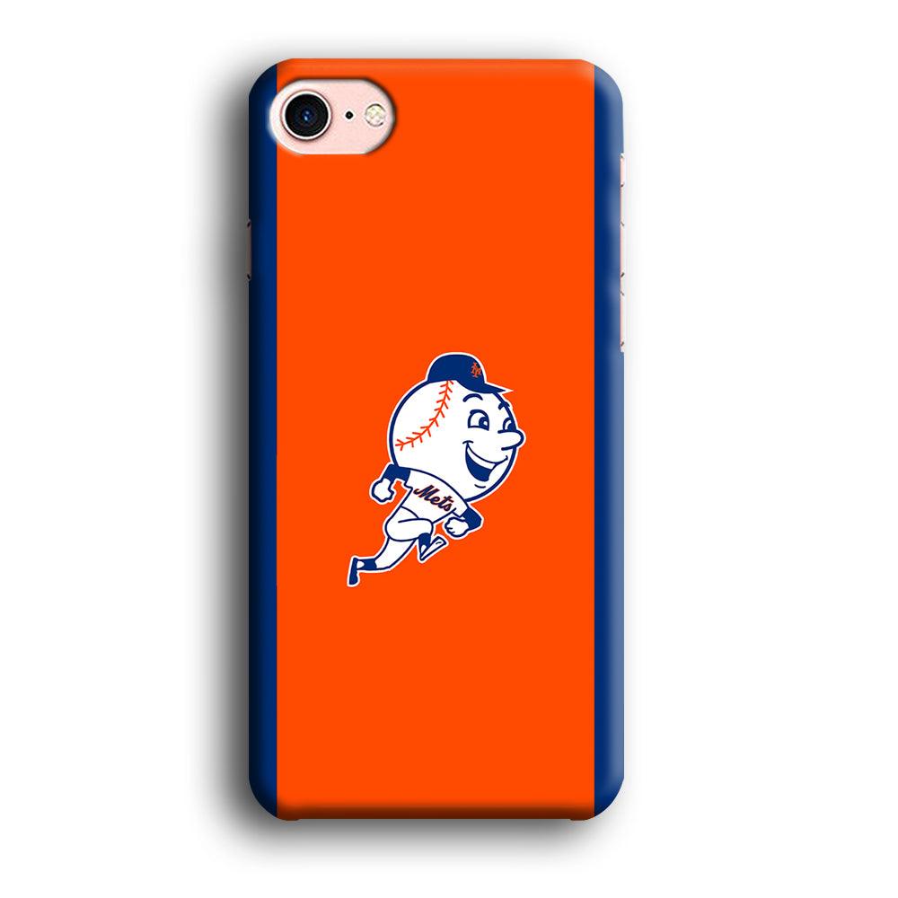 Baseball New York Mets MLB 002 iPhone SE 2020 Case-Plastic / Full Wrap (3D Case)-Xtracase