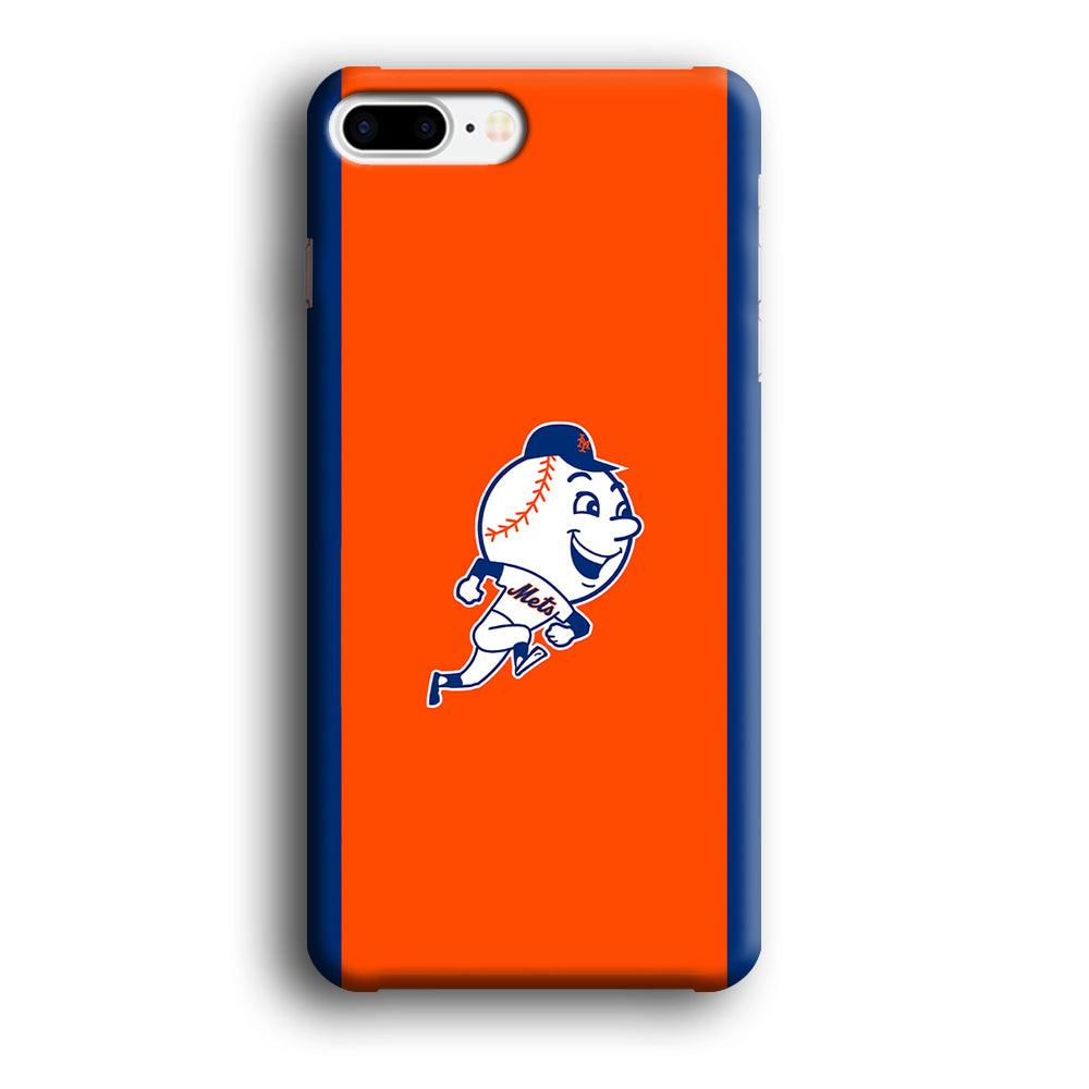 Baseball New York Mets MLB 002 iPhone 7 Plus Case-Plastic / Full Wrap (3D Case)-Xtracase