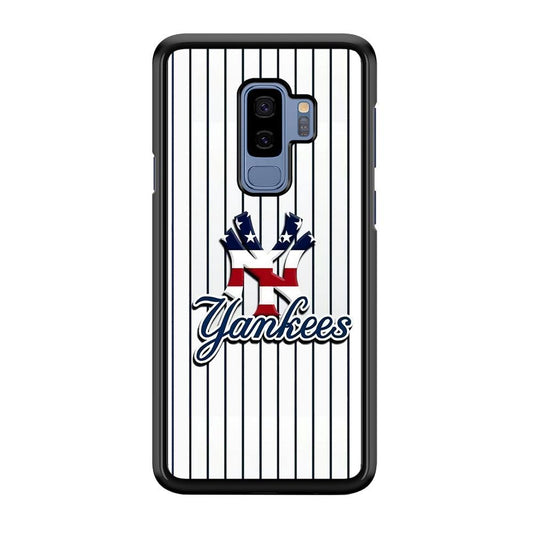Baseball New York Yankees MLB 001 Samsung Galaxy S9 Plus Case-Plastic / Full Wrap (3D Case)-Xtracase