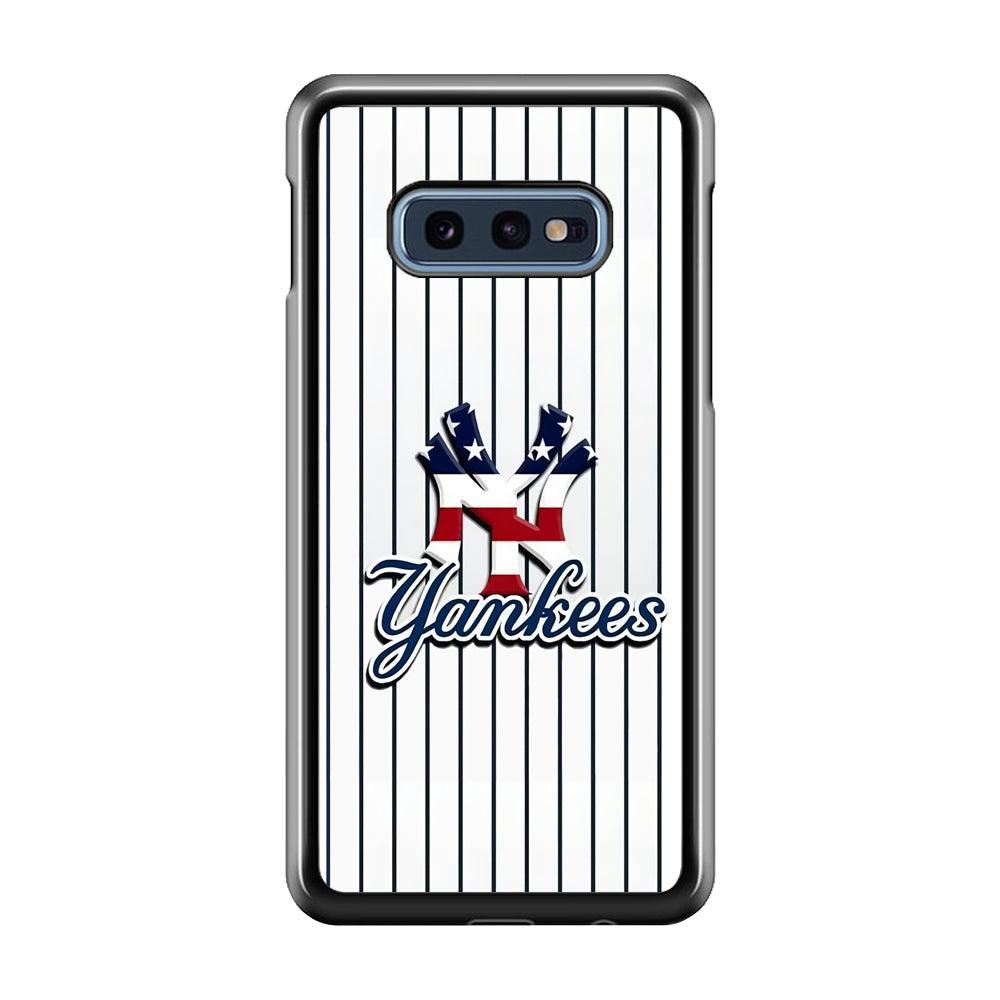 Baseball New York Yankees MLB 001 Samsung Galaxy S10E Case-Plastic / Full Wrap (3D Case)-Xtracase