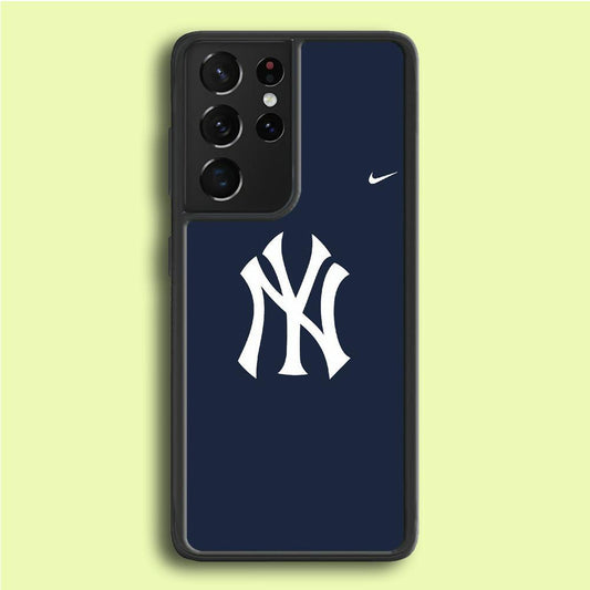 Baseball Oakland Athletics MLB 001 Samsung Galaxy S21 Ultra Case-Rubber / White (2D Case)-Xtracase