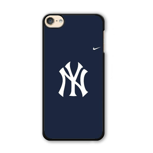 Baseball New York Yankees MLB 002 iPod Touch 6 Case-Rubber / Black (2D Case)-Xtracase