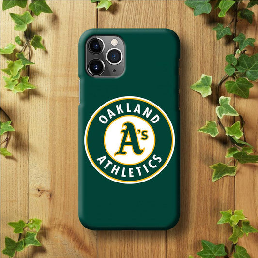 Baseball Oakland Athletics MLB 001 iPhone 11 Pro Case-Plastic / Full Wrap (3D Case)-Xtracase