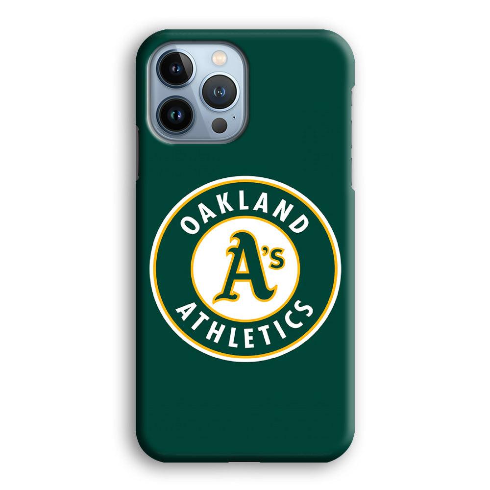 Baseball Oakland Athletics MLB 001 iPhone 13 Pro Max Case-Plastic / Full Wrap (3D Case)-Xtracase