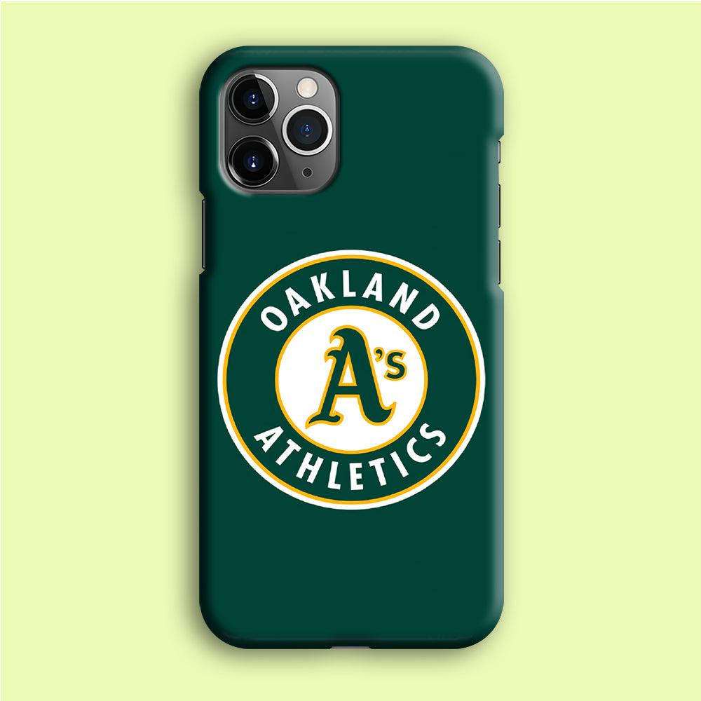Baseball Oakland Athletics MLB 001 iPhone 12 Pro Case-Plastic / Full Wrap (3D Case)-Xtracase