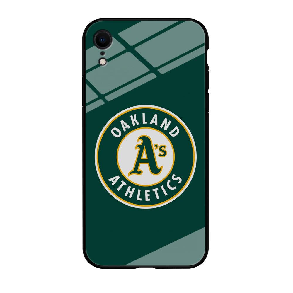 Baseball Oakland Athletics MLB 001 iPhone XR Case-Tempered Glass Case-Xtracase