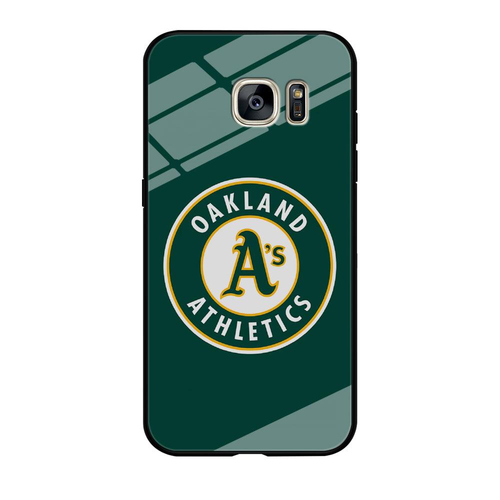 Baseball Oakland Athletics MLB 001 Samsung Galaxy S7 Edge Case-Tempered Glass Case-Xtracase