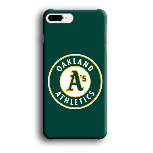 Baseball Oakland Athletics MLB 001 iPhone 8 Plus Case-Plastic / Full Wrap (3D Case)-Xtracase
