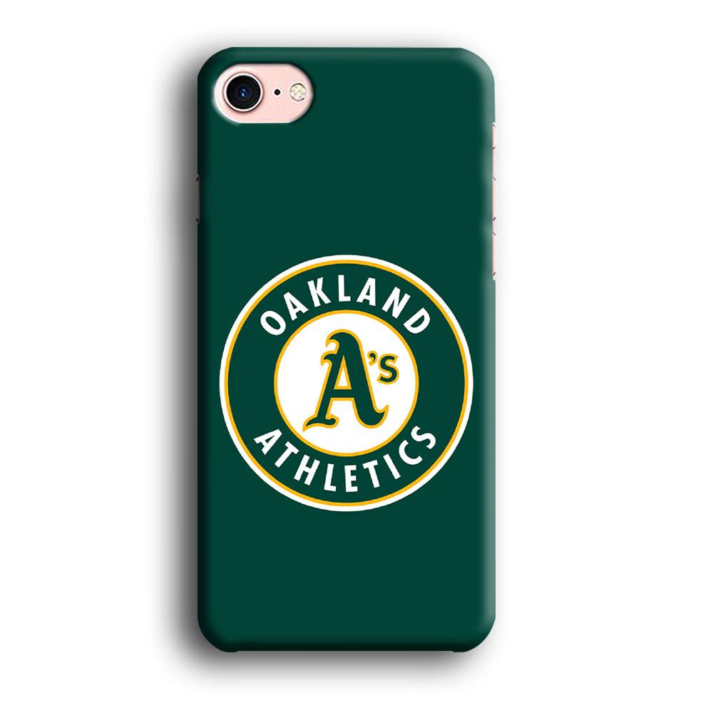 Baseball Oakland Athletics MLB 001 iPhone 7 Case-Plastic / Full Wrap (3D Case)-Xtracase