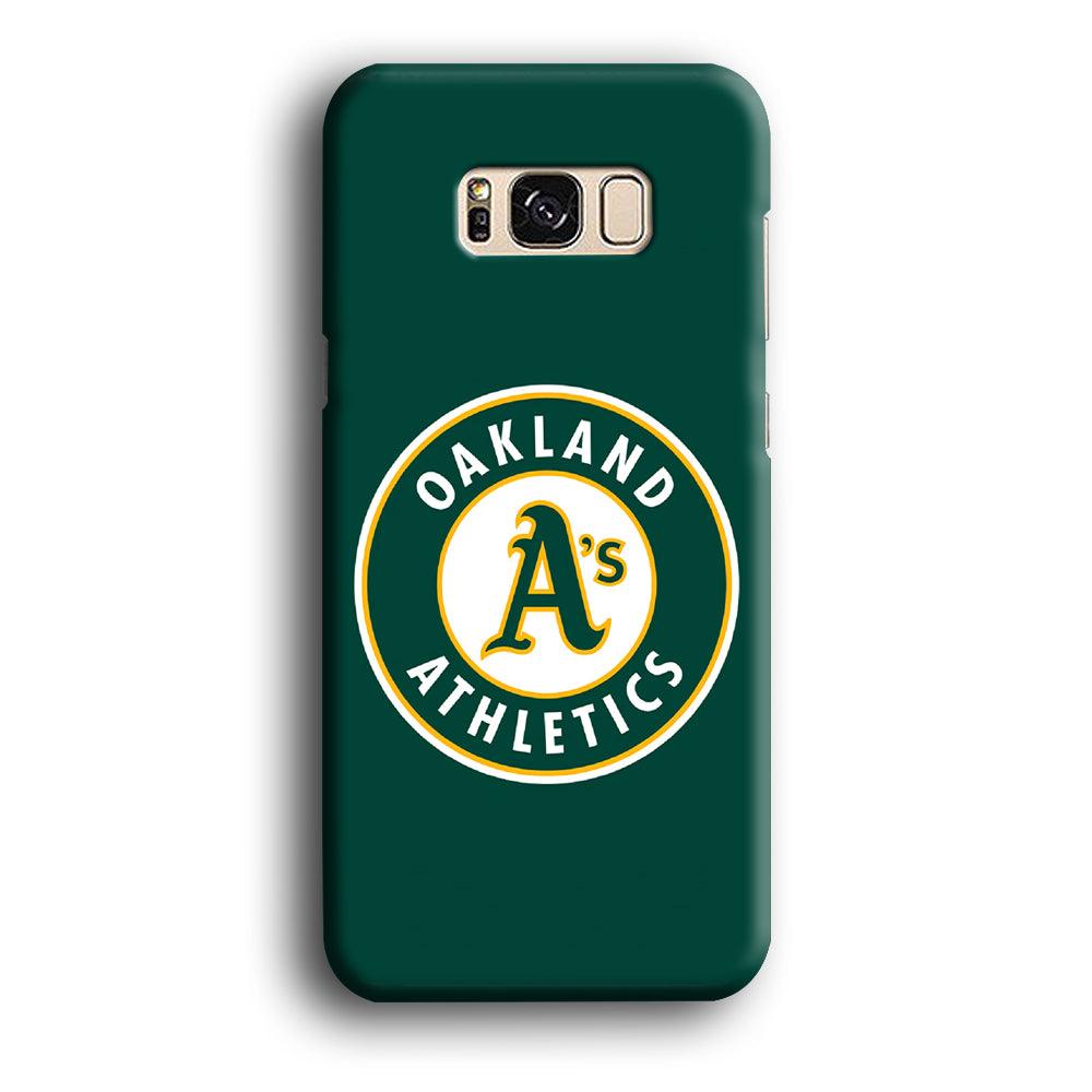 Baseball Oakland Athletics MLB 001 Samsung Galaxy S8 Case-Plastic / Full Wrap (3D Case)-Xtracase