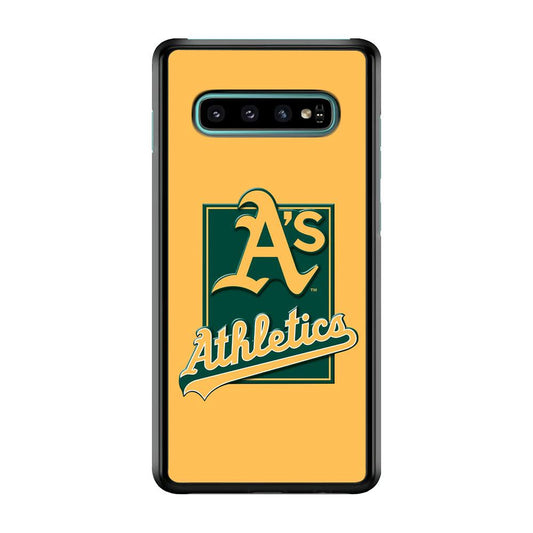 Baseball Oakland Athletics MLB 002 Samsung Galaxy S10 Plus Case-Plastic / Full Wrap (3D Case)-Xtracase
