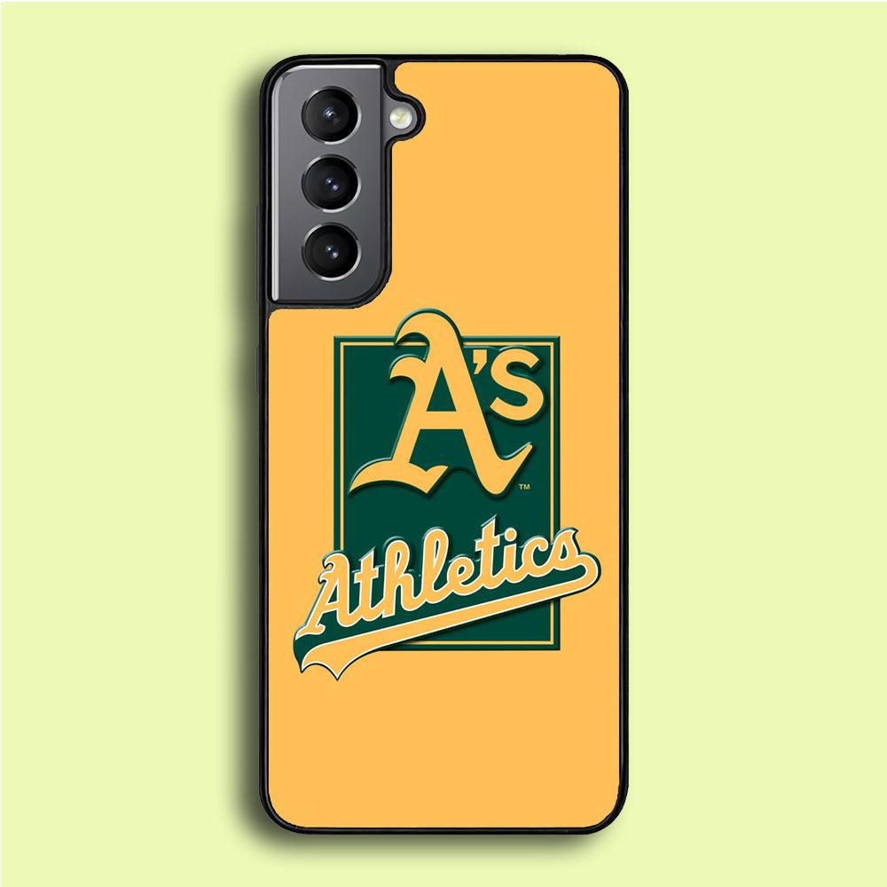 Baseball Oakland Athletics MLB 002 Samsung Galaxy A16 Case-Rubber / White (2D Case)-Xtracase