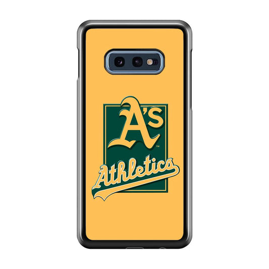 Baseball Oakland Athletics MLB 002 Samsung Galaxy S10E Case-Plastic / Full Wrap (3D Case)-Xtracase