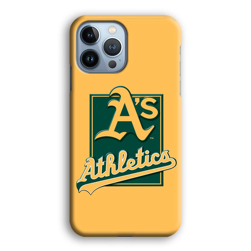 Baseball Oakland Athletics MLB 002 iPhone 13 Pro Case-Plastic / Full Wrap (3D Case)-Xtracase