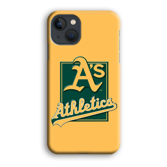 Baseball Oakland Athletics MLB 002 iPhone 13 Mini Case-Plastic / Full Wrap (3D Case)-Xtracase