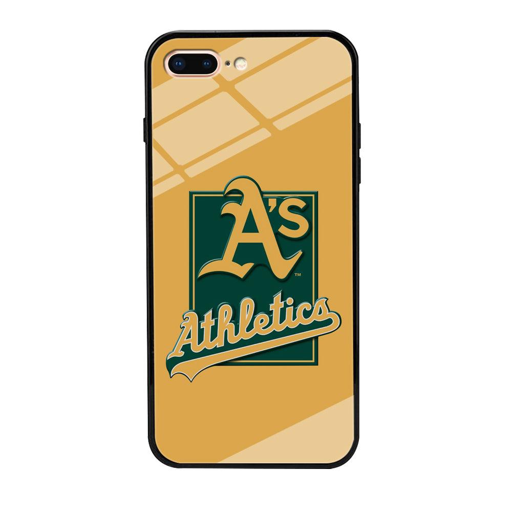 Baseball Oakland Athletics MLB 002 iPhone 8 Plus Case-Tempered Glass Case-Xtracase
