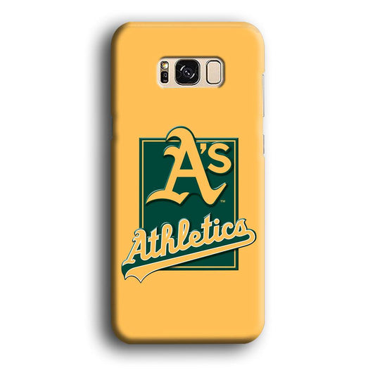 Baseball Oakland Athletics MLB 002 Samsung Galaxy S8 Plus Case-Plastic / Full Wrap (3D Case)-Xtracase