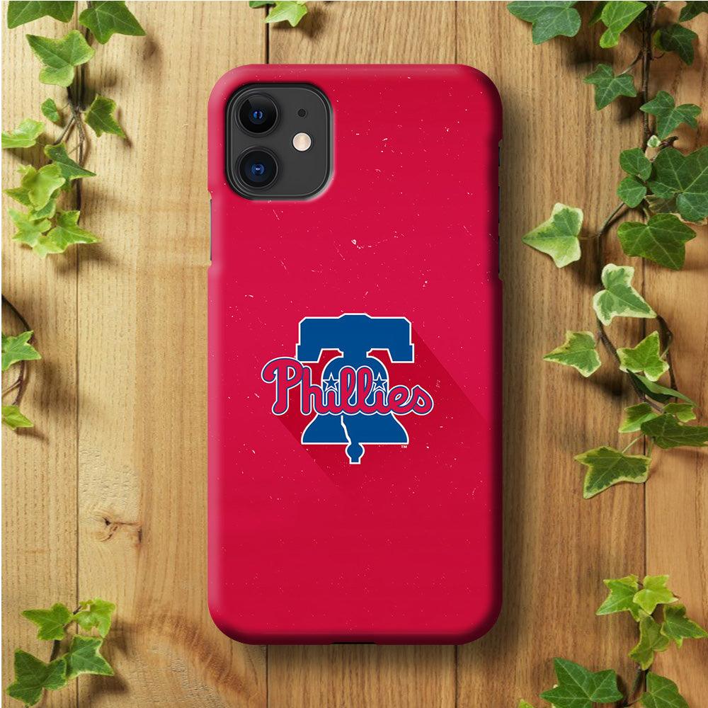 Baseball Philadelphia Phillies MLB 001 iPhone 11 Case-Plastic / Full Wrap (3D Case)-Xtracase