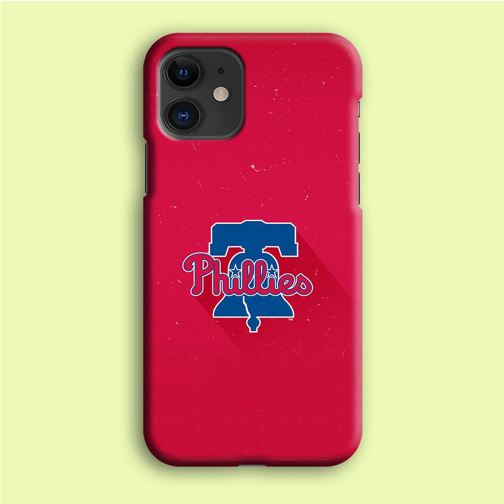 Baseball Philadelphia Phillies MLB 001 iPhone 12 Case-Plastic / Full Wrap (3D Case)-Xtracase