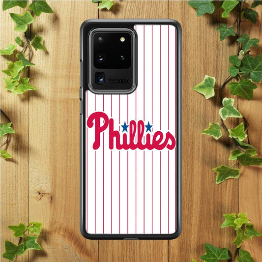 Baseball Philadelphia Phillies MLB 002 Samsung Galaxy S20 Ultra Case-Plastic / Full Wrap (3D Case)-Xtracase