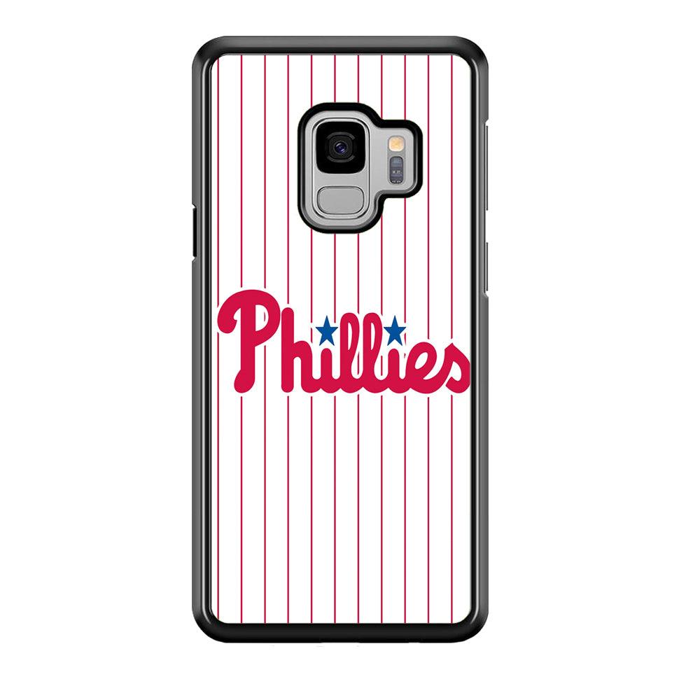 Baseball Philadelphia Phillies MLB 002 Samsung Galaxy S9 Case-Plastic / Full Wrap (3D Case)-Xtracase