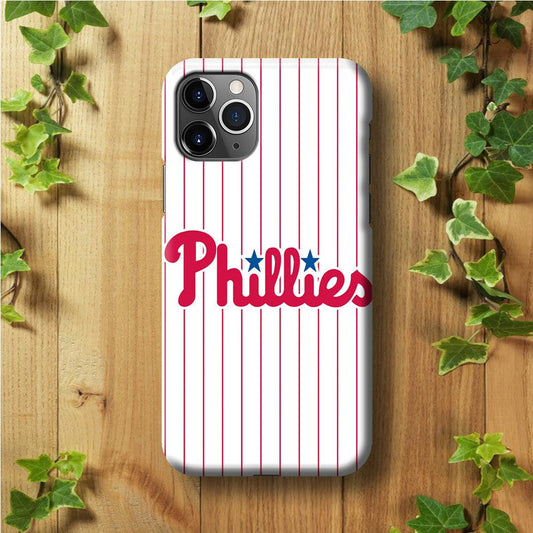 Baseball Philadelphia Phillies MLB 002 iPhone 11 Pro Case-Plastic / Full Wrap (3D Case)-Xtracase