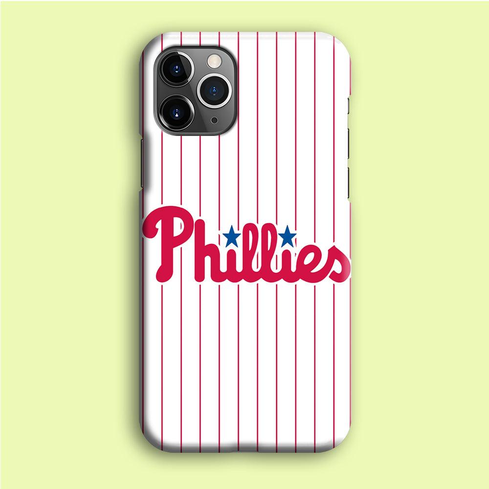 Baseball Philadelphia Phillies MLB 002 iPhone 12 Pro Case-Plastic / Full Wrap (3D Case)-Xtracase