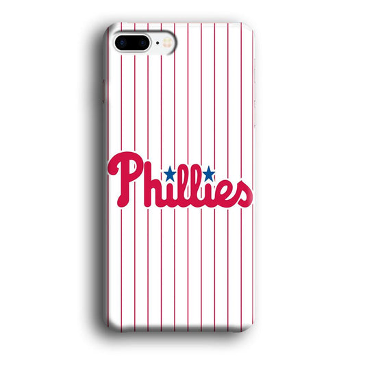 Baseball Philadelphia Phillies MLB 002 iPhone 8 Plus Case-Plastic / Full Wrap (3D Case)-Xtracase