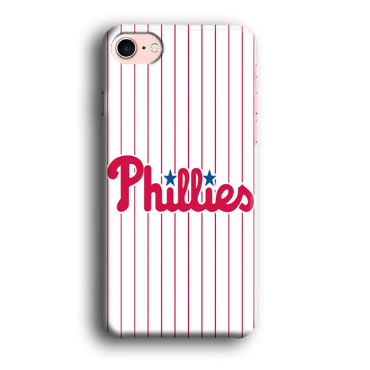 Baseball Philadelphia Phillies MLB 002 iPhone 8 Case-Plastic / Full Wrap (3D Case)-Xtracase