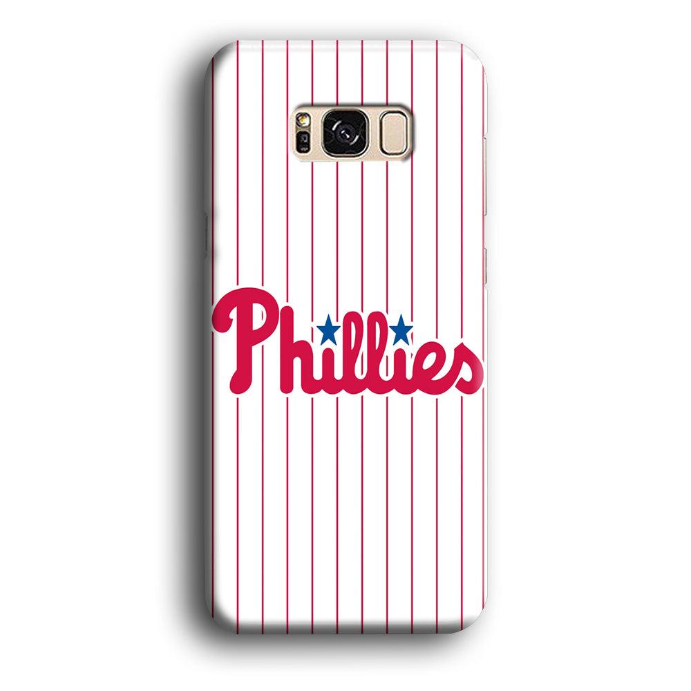 Baseball Philadelphia Phillies MLB 002 Samsung Galaxy S8 Case-Plastic / Full Wrap (3D Case)-Xtracase