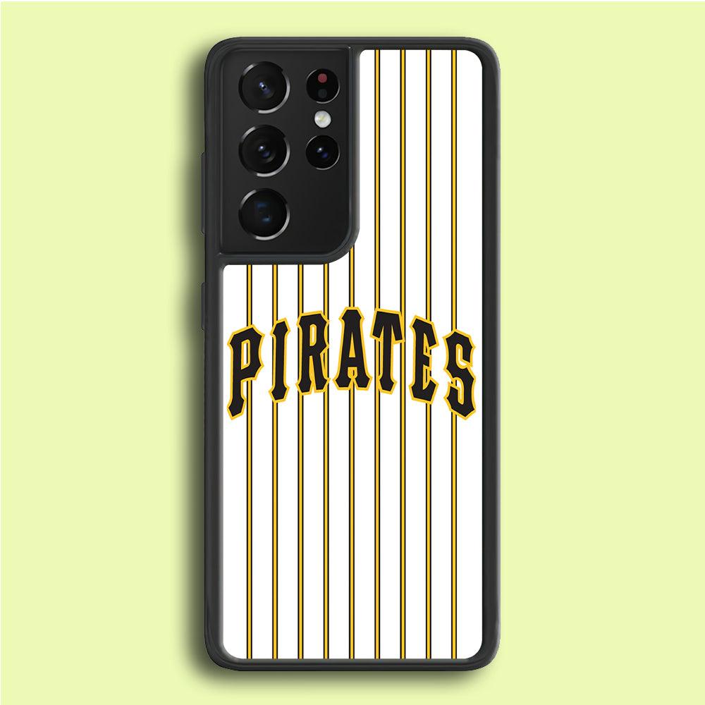 Baseball Pittsburgh Pirates MLB 001 Samsung Galaxy S21 Ultra Case-Plastic / Full Wrap (3D Case)-Xtracase