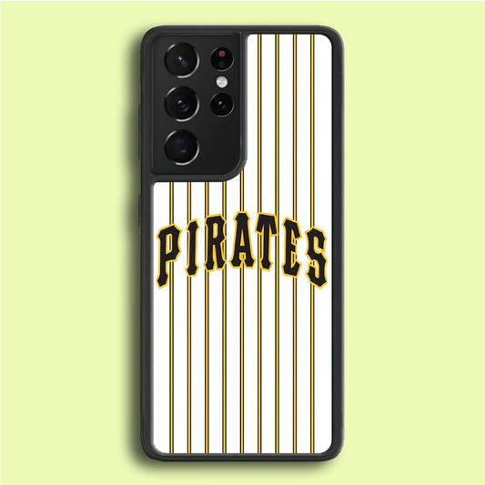 Baseball Pittsburgh Pirates MLB 001 Samsung Galaxy S21 Ultra Case-Plastic / Full Wrap (3D Case)-Xtracase