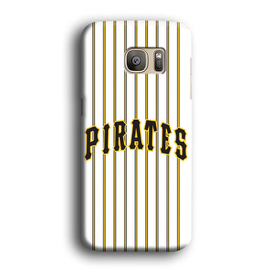 Baseball Pittsburgh Pirates MLB 001 Samsung Galaxy S7 Edge Case-Plastic / Full Wrap (3D Case)-Xtracase