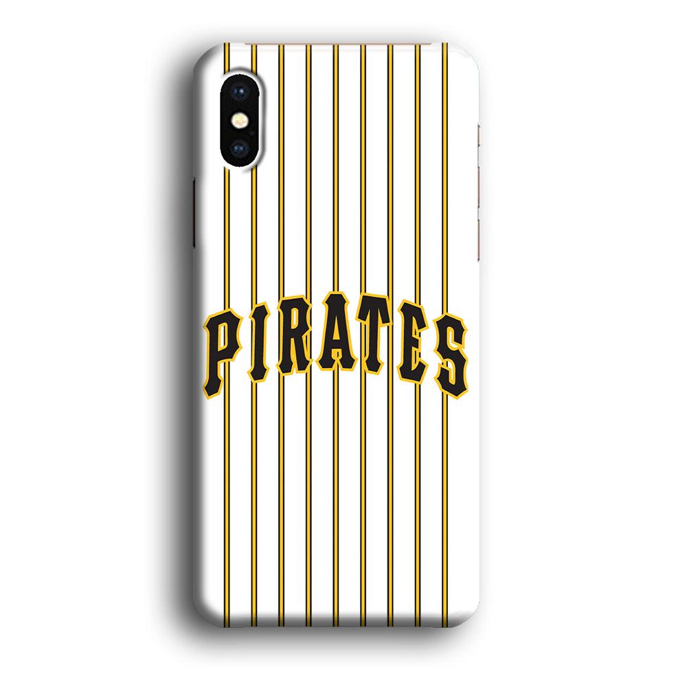 Baseball Pittsburgh Pirates MLB 001 iPhone X Case-Plastic / Full Wrap (3D Case)-Xtracase