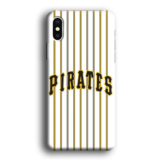 Baseball Pittsburgh Pirates MLB 001 iPhone X Case-Plastic / Full Wrap (3D Case)-Xtracase