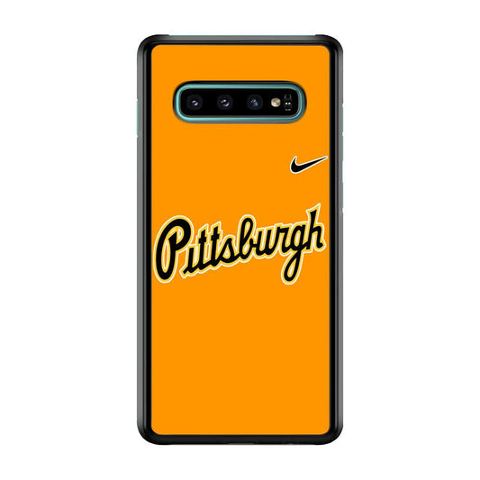 Baseball Pittsburgh Pirates MLB 002 Samsung Galaxy S10 Plus Case-Plastic / Full Wrap (3D Case)-Xtracase